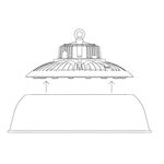 FL-UFOH Lampshade 150W 90D