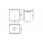 FL-PROF-PRE-MT.Plate U5 side-SS-BK