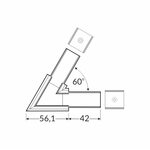 FL-PROF-PRE-COR-LINEA-IN20 60deg-AL-AN