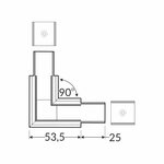 FL-PROF-PRE-COR-LINEA-IN20 90deg-AL-AN