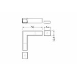 FL-PROF-PRE-COR-SMART10 90deg-AL-WH