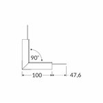 FL-PROF-PRE-COR-VARIO30-05 90deg bent-AL-AN