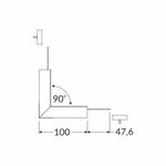 FL-PROF-PRE-COR-VARIO30-07 90deg bent-AL-AN.BK