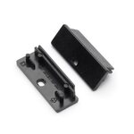 FL-PROF-PRE-END-WIDE24 with hole-ABS-BK
