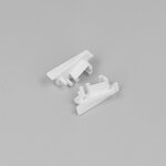 FL-PROF-PRE-END-DIAGONAL10 with hole-ABS-WH
