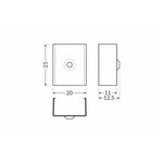 FL-PROF-PRE-MT.Plate U4 cone-SS-WH