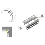 FL-PROF-PRE-UNI-TILE12 90deg C PLUS 2000-AL-AN-2000