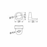 FL-PROF-PRE-MT-PEN8 flat-ABS-GY