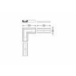 FL-PROF-PRE-COR-SURFACE10 90DEG-AL-BK