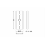 FL-PROF-PRE-EXT-T 180DEG-AL-AL