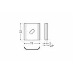 FL-PROF-PRE-MT.Plate-U5 CONE-SS-IX