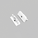 FL-PROF-PRE-END-SURFACE10 with hole-ABS-WH