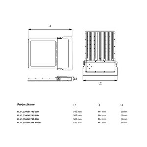 FL-FLE-300W-740-60D