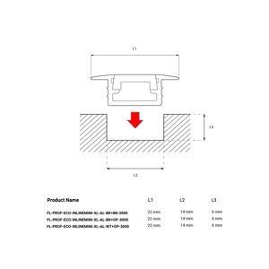 FL-PROF-ECO-INLINEMINI-XL-AL-BK+BK-3000