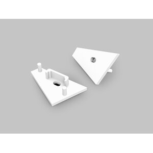 FL-PROF-PRE-END-CORNER14 gen2 with hole-ABS-WH