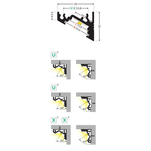 FL-PROF-PRE-CORNER10 BC/UX-AL-RA-2000