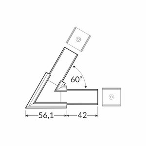FL-PROF-PRE-COR-LINEA-IN20 60deg-AL-AN