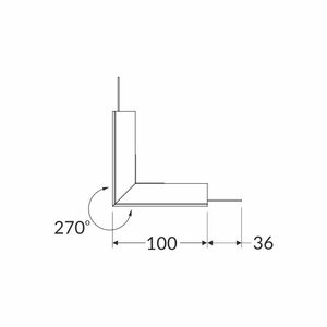 FL-PROF-PRE-COR-VARIO30-05 270deg bent-AL-WH