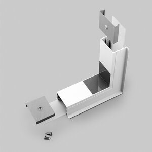 FL-PROF-PRE-COR-VARIO30-07 270deg bent-AL-WH
