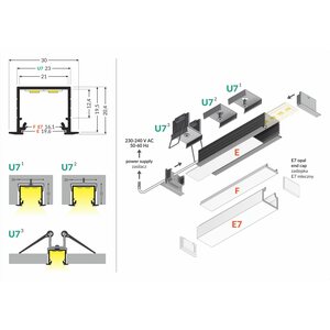 FL-PROF-PRE-LINEA-IN20 EE7F/U7-AL-AN-2000