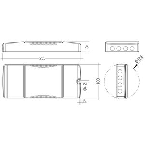 LCA 100W 1100-2100mA one4all SR PRE-1CH