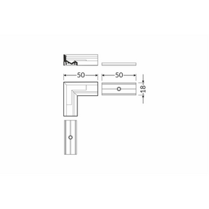 FL-PROF-PRE-COR-CORNER10 90DEG-AL-BK