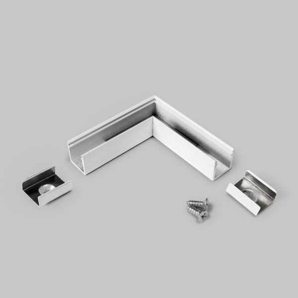 FL-PROF-PRE-COR-SMART10 90deg-AL-WH