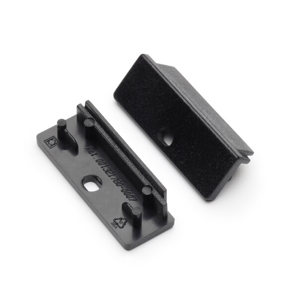 FL-PROF-PRE-END-WIDE24 with hole-ABS-BK