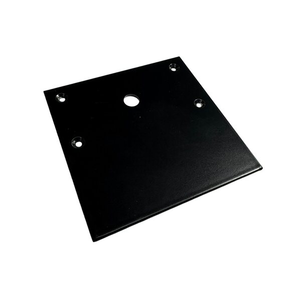 FL-PROF-BIG-END CAP 80x80 with hole-ST-BK